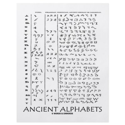 Ancient Alphabets Flyer by wordsunwords