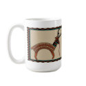 Ancient Antelope mugs by ZiaSun Ancient Antelope mugs