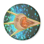 Ancient Astronauts Fridge Magnets