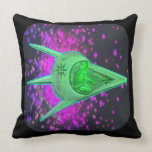Ancient Astronauts throw pillow