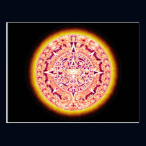 Ancient Aztec Calendar postcards