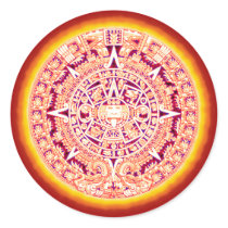 Ancient Aztec Calendar Sticker