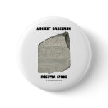 Ancient Babelfish Rosetta Stone (Communication) Pins