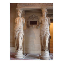 Ancient Caryatids Postcards