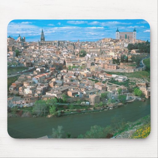 Ancient city of Toledo, Spain. Mouse Pads