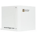 Ancient Digger Archaeology School Notebook Vinyl Binder
