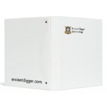 Ancient Digger Archaeology School Notebook Vinyl Binder
