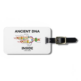 Ancient DNA Inside (DNA Replication) Bag Tag
