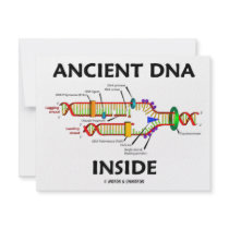 Ancient DNA Inside (DNA Replication Humor) Personalized Announcement