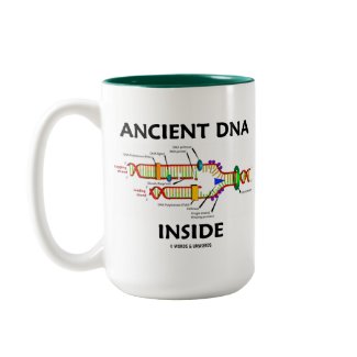 Ancient DNA Inside (DNA Replication Humor) mug
