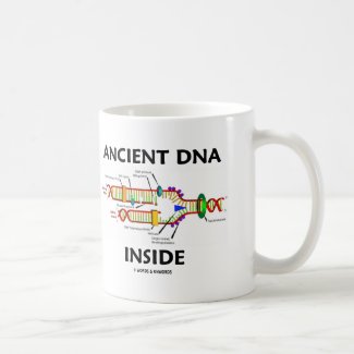 Ancient DNA Inside (DNA Replication Humor) Classic White Coffee Mug