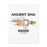 Ancient DNA Inside (DNA Replication Humor) Postcard