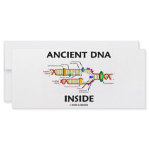 Ancient DNA Inside (DNA Replication Humor) Rack Card Template