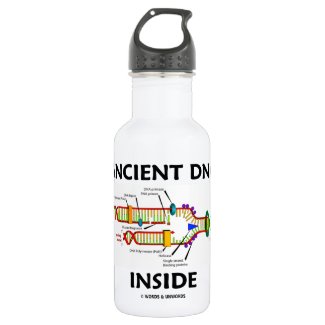 Ancient DNA Inside (DNA Replication) 18oz Water Bottle