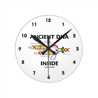 Ancient DNA Inside (DNA Replication) Round Clock