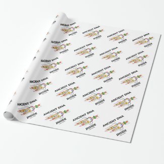 Ancient DNA Inside (DNA Replication) Gift Wrap Paper