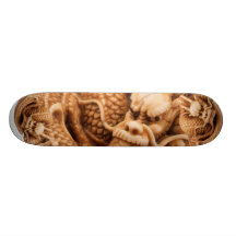 Ancient Dragon Fierce Good Luck Skateboard
