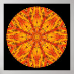 Ancient Echoes Crystal Mandala Print