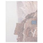 Ancient edifice, Masada, Israel Customized Letterhead