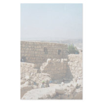 Ancient edifice, Masada, Israel Stationery Design