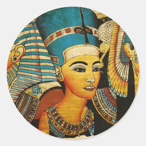 Ancient Egypt 3 Classic Round Sticker Zazzle