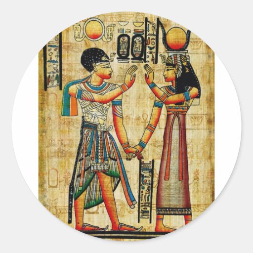 Ancient Egypt 5 Round Stickers
