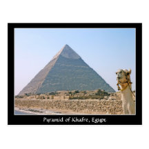 Ancient Egypt: Pyramid of Khafre, Egypt Post Card
