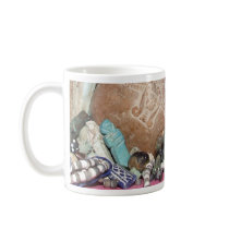 Ancient Egyptian Amulets and Beads Mug. Hathor by Dianekmt Ancient Egyptian Amulets and Beads Mug. Hathor