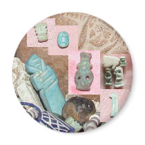 Ancient Egyptian Amulets. magnets by Dianekmt Ancient Egyptian Amulets. magnets
