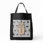 Ancient Egyptian Canopic Kitty Tote Bag