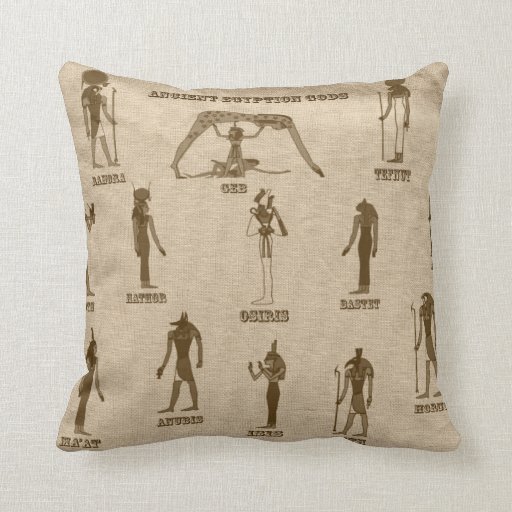 Ancient Egyptian Gods Pillow Zazzle