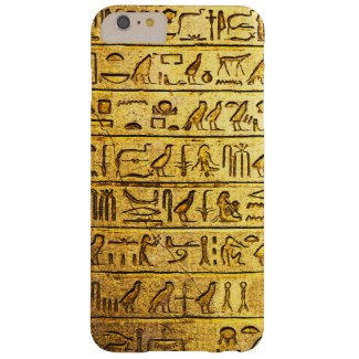 Ancient Hieroglyphs Yellow iPhone Case