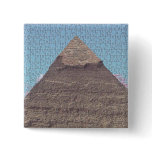 ANCIENT EGYPTIAN KHUFU PYRAMID PUZZLE BADGE. buttons