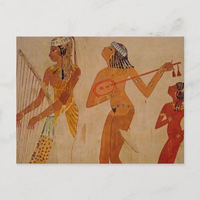 Ancient Egyptian Music postcards