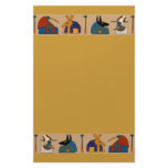 Ancient Egyptian Mythological Gods Mummy Ceremony Stationery Design