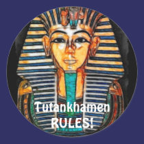 Ancient Egyptian Pharaoh Tutankhamen stickers