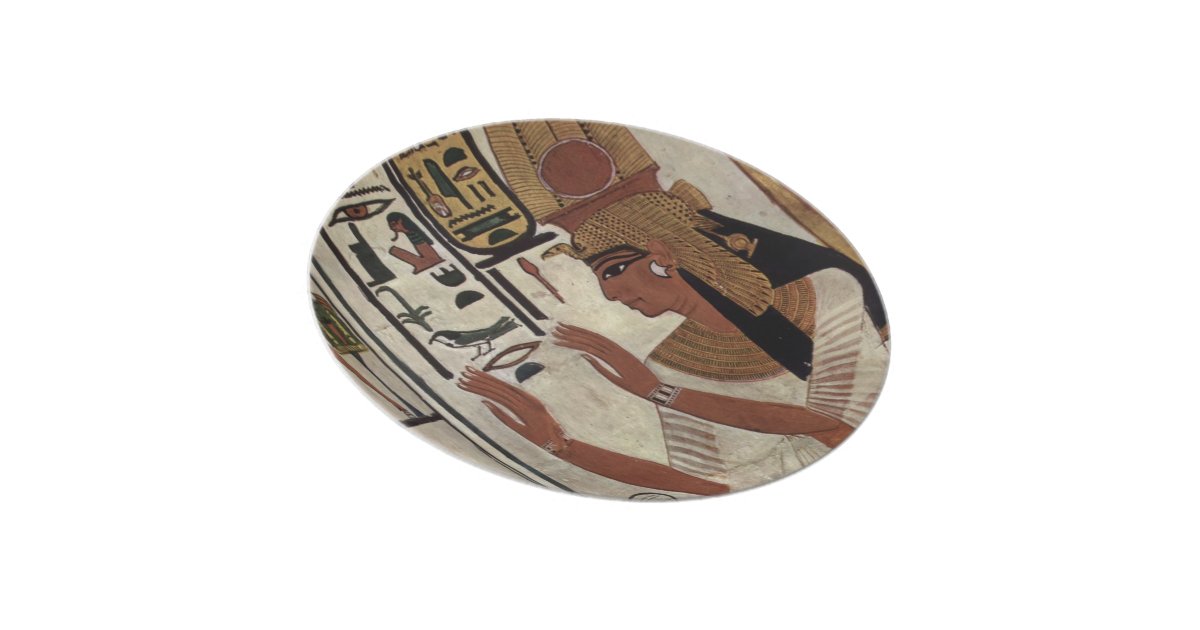 Ancient Egyptian Queen [Nefertari] Dinner Plate Zazzle