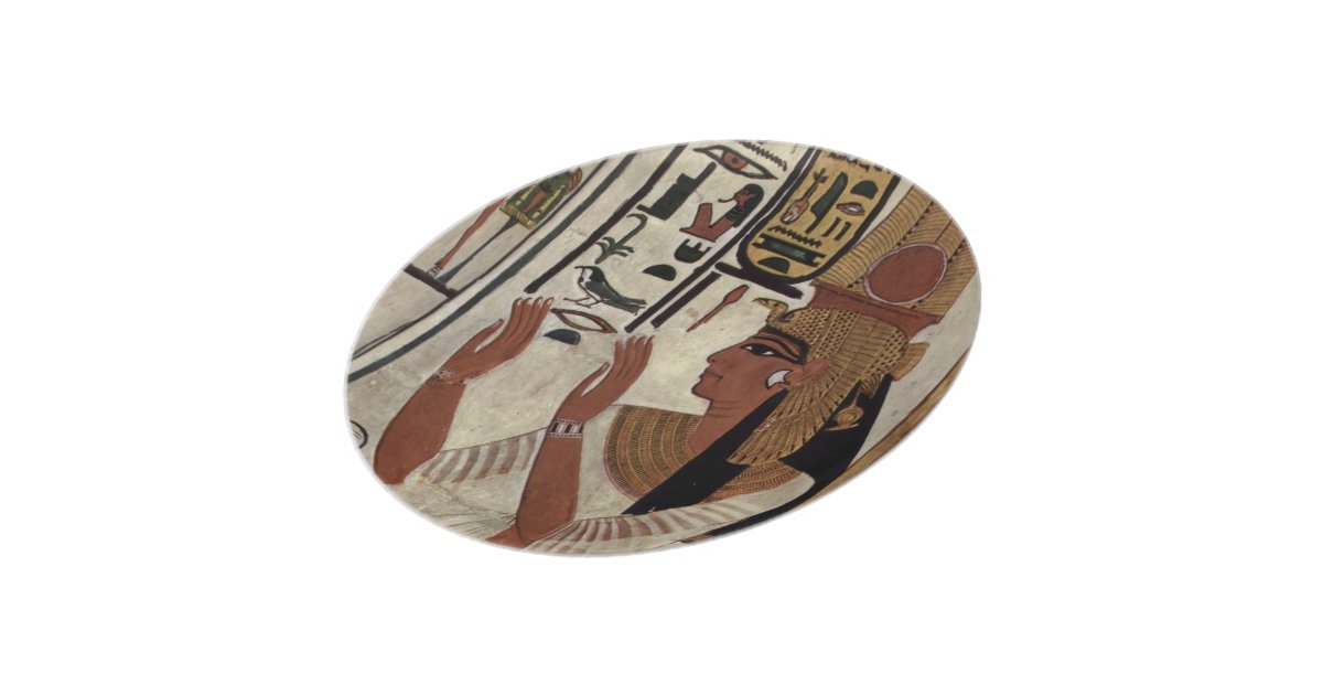 Ancient Egyptian Queen [Nefertari] Dinner Plate Zazzle