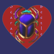Ancient Egyptian Scarab Beetle Design stickers