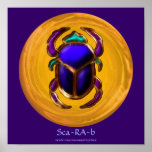 Ancient Egyptian Scarab poster