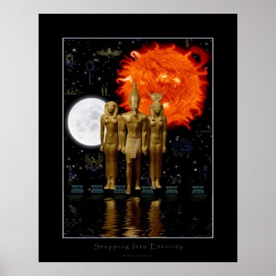 Ancient Egyptian-styled Fantasy Poster by RavenSpiritPrints