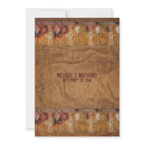 Ancient Egyptian Themed Wedding Invitation