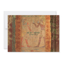 Ancient Egyptian Themed Wedding Invitation