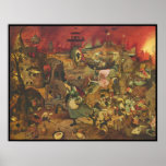 Ancient fantasy scene print