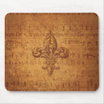 Ancient Fleur De Lis Mousepads