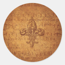 Ancient Fleur De Lis Sticker