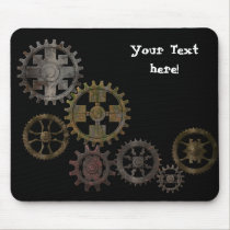 Ancient Gears & Cogs Mousepad