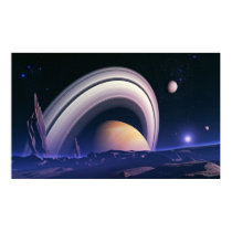 Ancient giants - space landscape posters