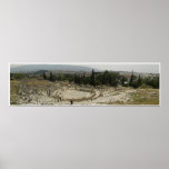 Ancient Greek Amphitheater Poster