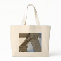 Ancient Greek Architectural Columns Canvas Bag
